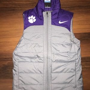 Nike Clemson dull zip vest